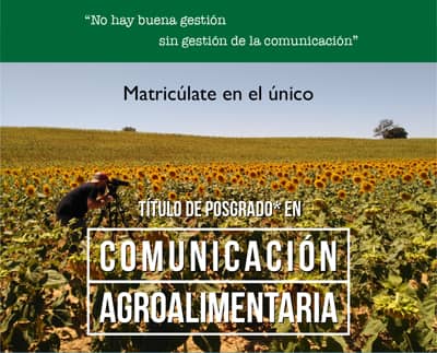 Cartel curso 2018 Experto en comunicación agroalimentaria